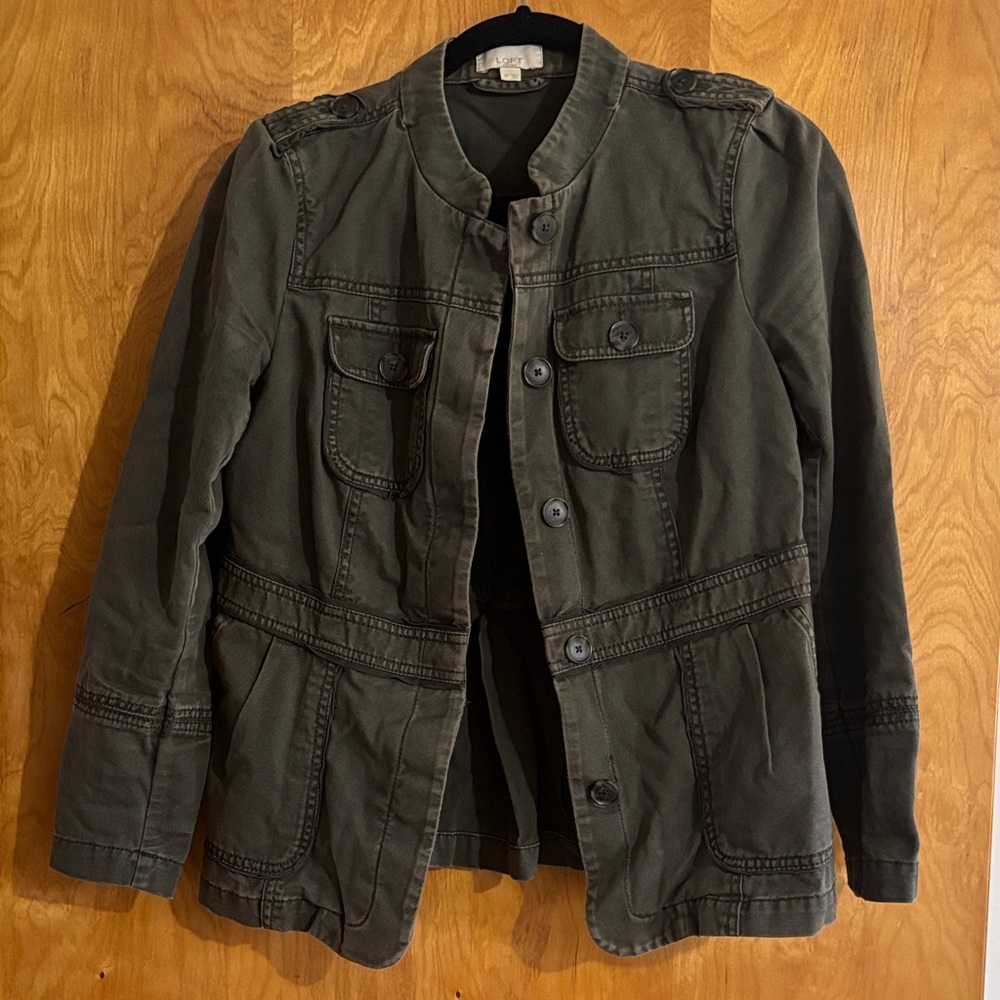 Olive Green Military Jacket